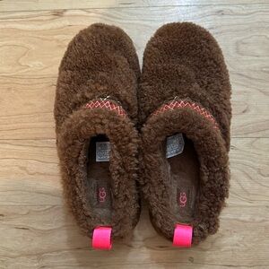 Ugg Tazz Braid Platform Slippers